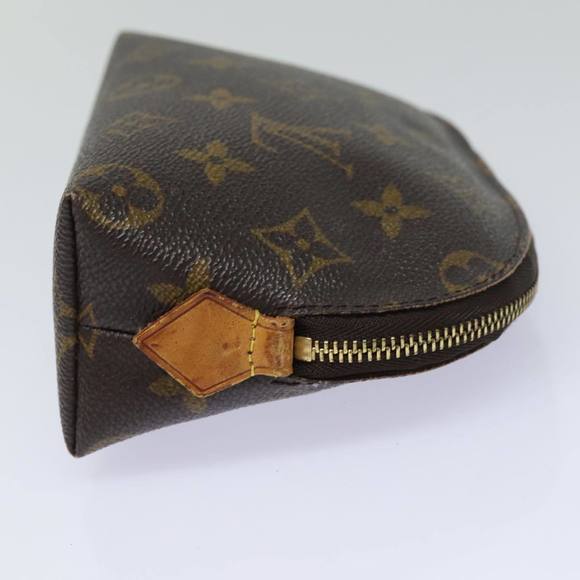 LOUIS VUITTON Monogram Pochette Cosmetic PM Cosmetic Pouch M47515 LV Auth 82206 - Picture 4 of 16